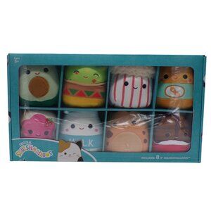 NEW 2022 Kellytoy Original Squishmallows Foodie Friends 5" Set-8 NIB